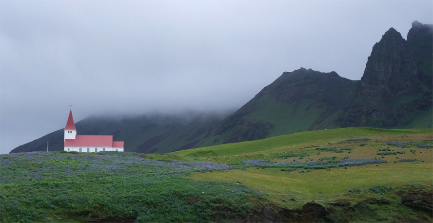 Nach dem Sturm in Vik